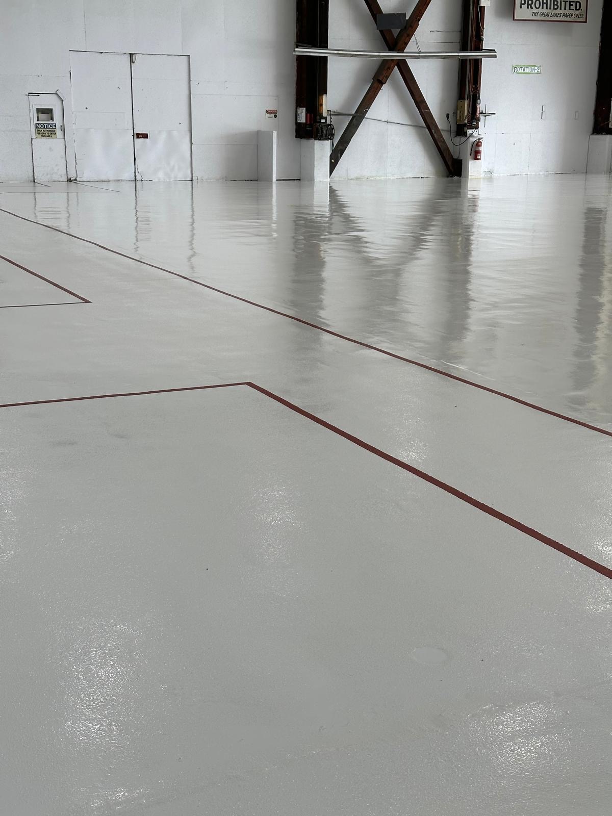 Cementitious polyurethane Troweled  flooring